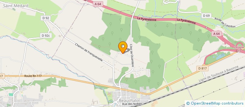 localisation de l'entreprise ISI 11  BEAUCHALOT