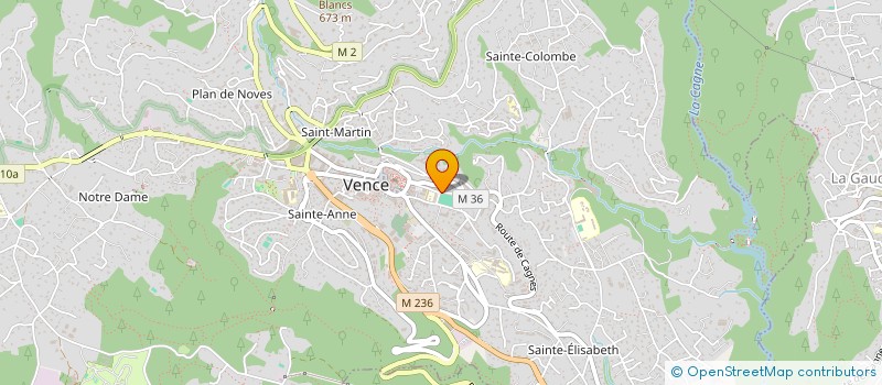 localisation de l'entreprise ISI à VENCE