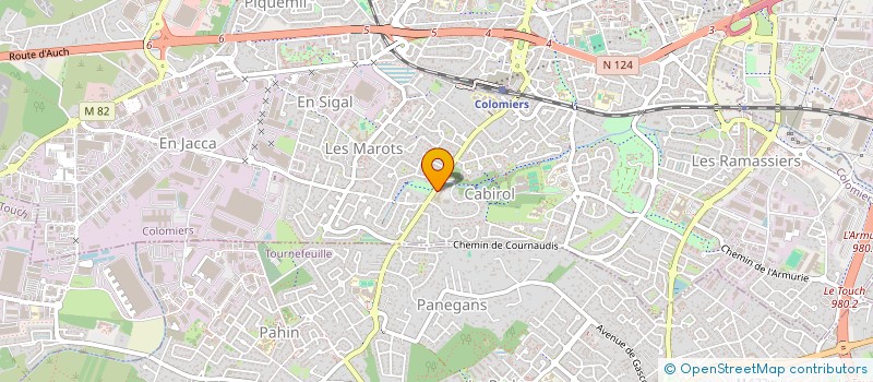 localisation de l'entreprise ISI à COLOMIERS