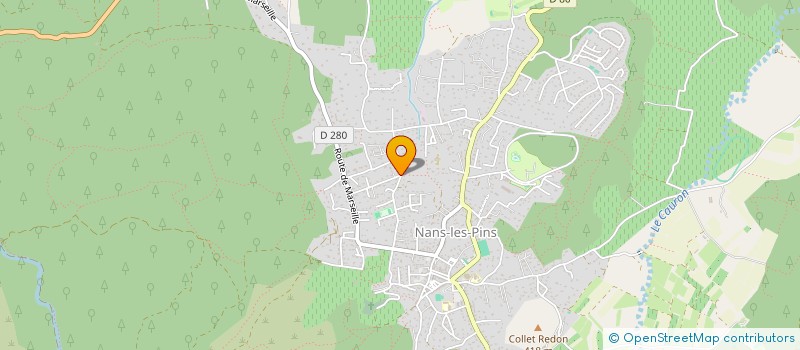 localisation de l'entreprise ISI  NANS-LES-PINS