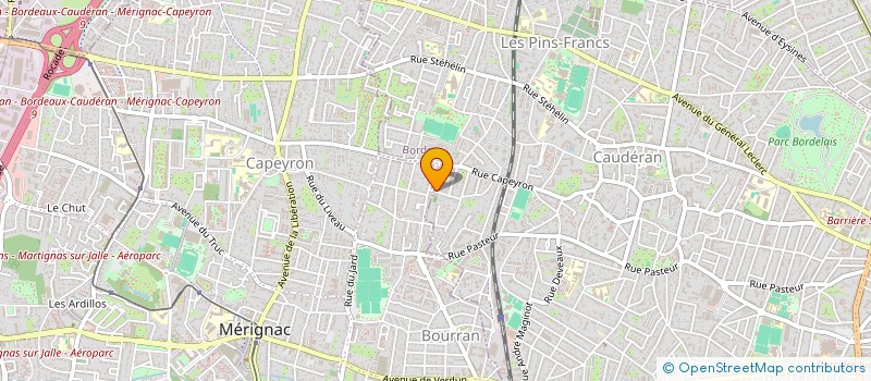 localisation de l'entreprise ISI  BORDEAUX