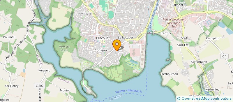 localisation de l'entreprise ISI à VANNES