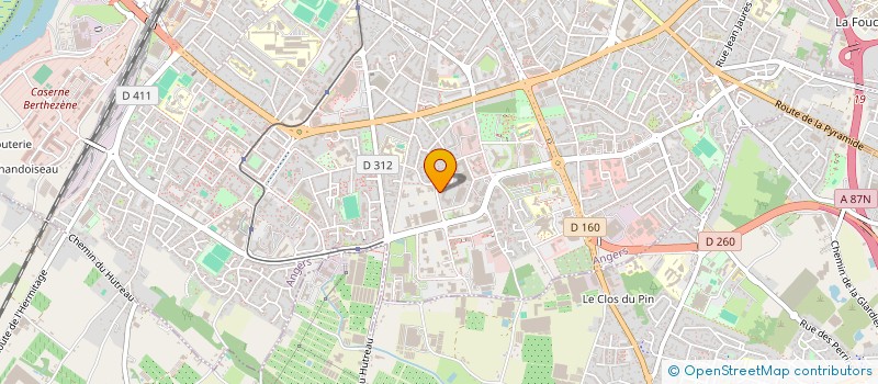 localisation de l'entreprise ISI CARD à ANGERS