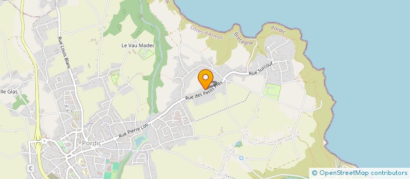 localisation de l'entreprise ISI CASA à PORDIC