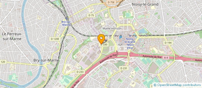 localisation de l'entreprise ISI CLINIQUE à BRY-SUR-MARNE