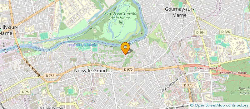 localisation de l'entreprise ISI CLINIQUE HOLDING  NOISY-LE-GRAND