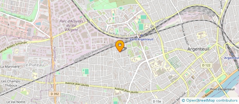 localisation de l'entreprise ISI CONSEILS à ARGENTEUIL