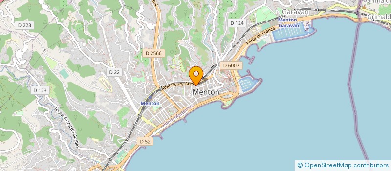 localisation de l'entreprise ISI FRANCE  MENTON