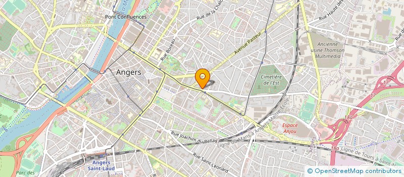 localisation de l'entreprise ISI GATEWAY  ANGERS