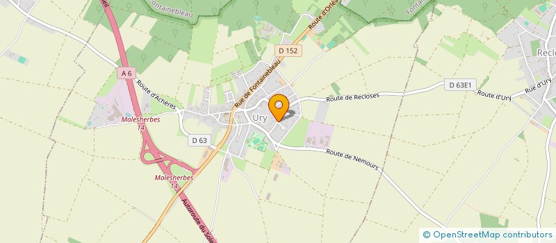 localisation de l'entreprise ISI INFORMATIQUE ATLANTIQUE  URY