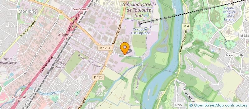 localisation de l'entreprise ISI MIDI PYRENEES à TOULOUSE