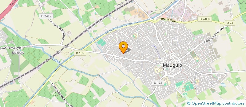 localisation de l'entreprise ISI PRO à FLORENSAC