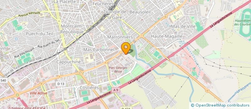 localisation de l'entreprise ISI-TEC à NIMES
