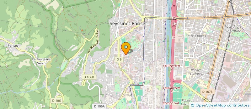 localisation de l'entreprise ISI TECHNOLOGIES  SAINT-EGREVE