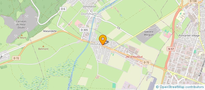 localisation de l'entreprise ISI-WORLD-GROUP  GRANGES-NARBOZ