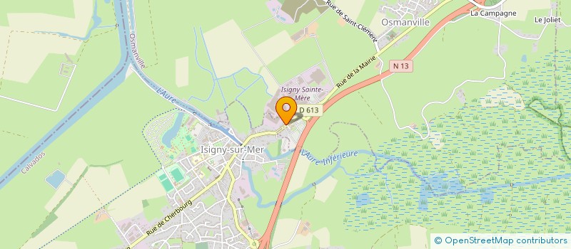 localisation de l'entreprise ISIACTIONS à ISIGNY-SUR-MER