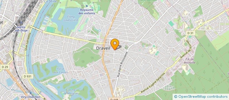 localisation de l'entreprise ISIAL SECURITE à DRAVEIL