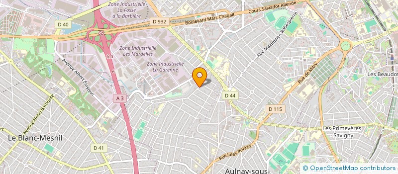 localisation de l'entreprise ISIALU à AULNAY-SOUS-BOIS