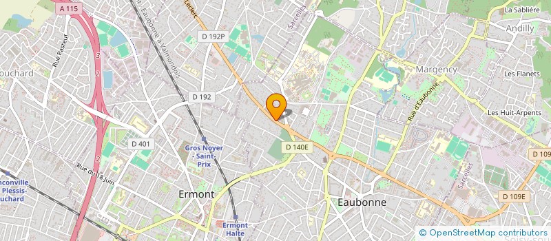 localisation de l'entreprise ISIAM à EAUBONNE