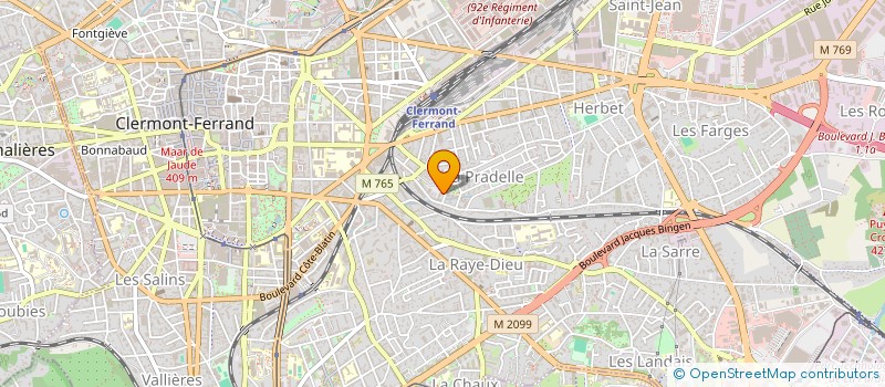 localisation de l'entreprise ISIBOUF  CLERMONT-FERRAND