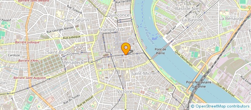 localisation de l'entreprise ISICOM 33 à BORDEAUX