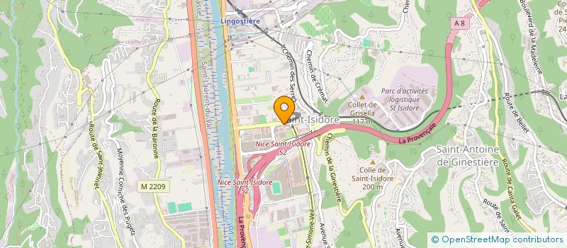 localisation de l'entreprise ISICYCLES à NICE