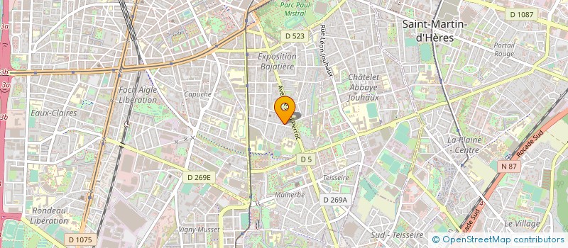 localisation de l'entreprise ISIDIA  GRENOBLE