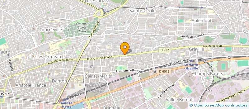 localisation de l'entreprise ISIDIL à LE HAVRE