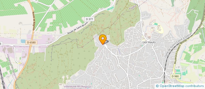 localisation de l'entreprise ISIDOORS  VILLENEUVE-LES-AVIGNON