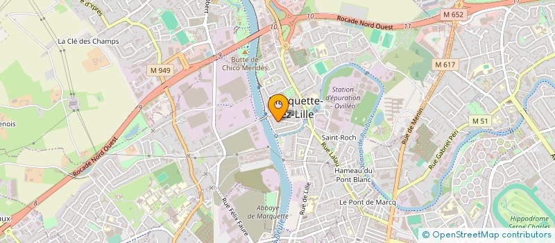 localisation de l'entreprise ISIDOR à MARQUETTE-LEZ-LILLE