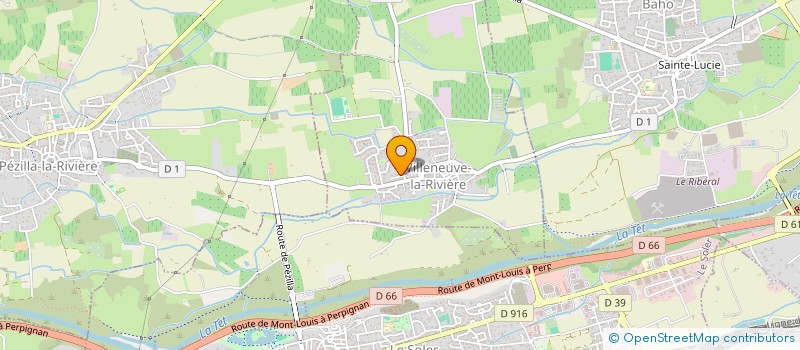 localisation de l'entreprise ISIDORE  VILLENEUVE-LA-RIVIERE