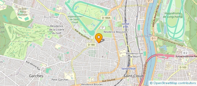 localisation de l'entreprise ISIDORE à SAINT-CLOUD