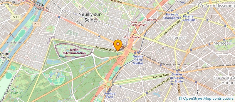 localisation de l'entreprise ISIDORE à NEUILLY-SUR-SEINE