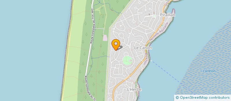 localisation de l'entreprise ISIDORE  LEGE-CAP-FERRET