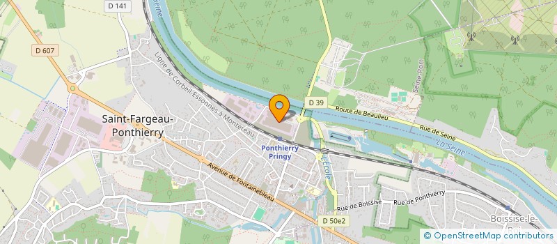 localisation de l'entreprise ISIDORE CAFE  SAINT-FARGEAU-PONTHIERRY