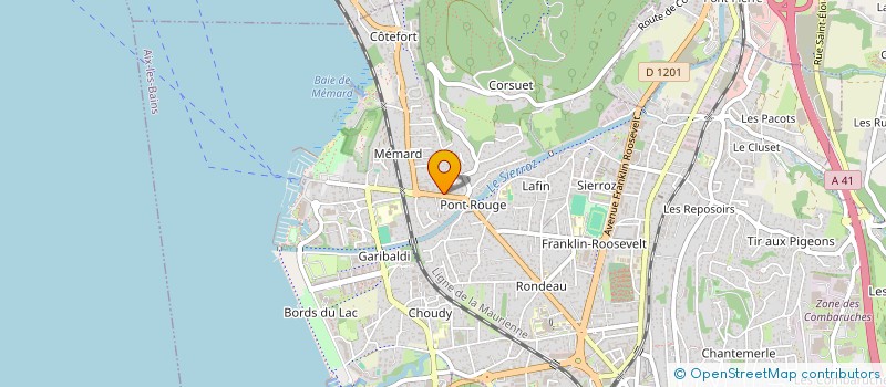 localisation de l'entreprise ISIDORE SCOTT  AIX-LES-BAINS