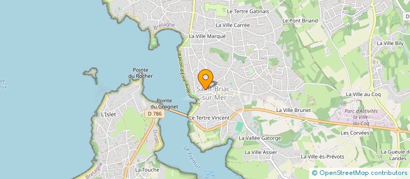 localisation de l'entreprise ISIDRE  SAINT-BRIAC-SUR-MER