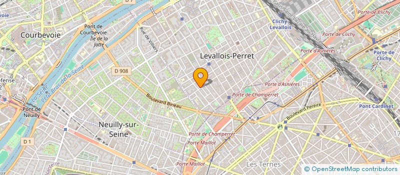 localisation de l'entreprise ISIEO TECH à LEVALLOIS-PERRET