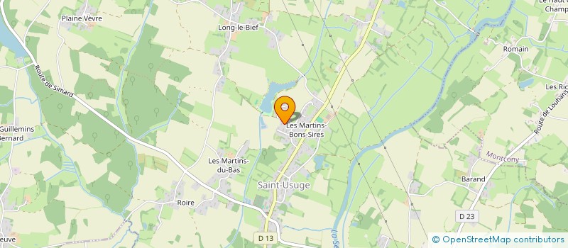localisation de l'entreprise ISIFER-GONCALVES à SAINT-USUGE