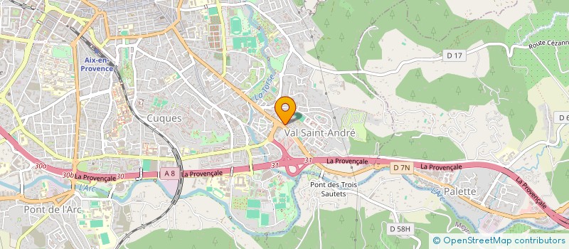 localisation de l'entreprise ISIFLO à AIX-EN-PROVENCE