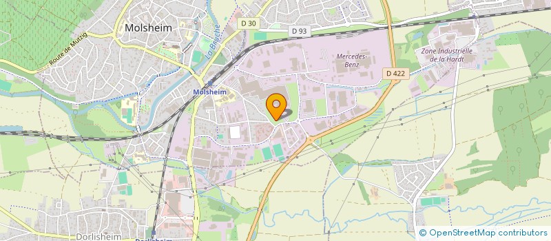 localisation de l'entreprise ISIFLO SAS à MOLSHEIM