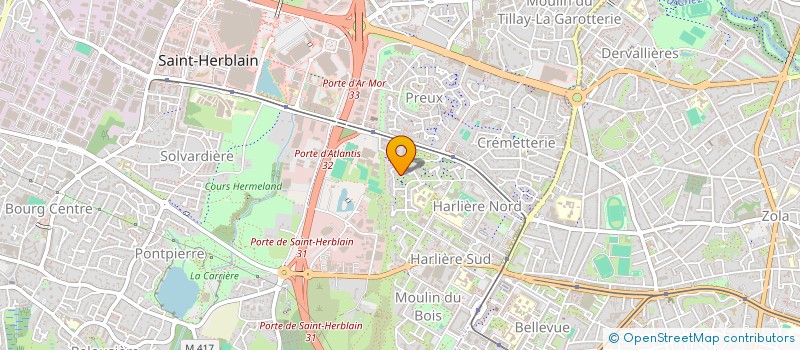 localisation de l'entreprise ISIGNY à SAINT-HERBLAIN