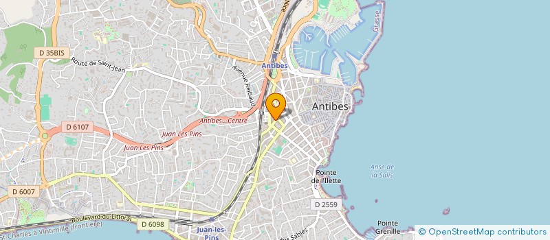 localisation de l'entreprise ISIK SANTE à ANTIBES