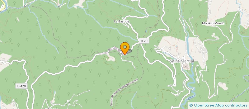 localisation de l'entreprise ISIKA INTERNATIONAL  SAINT-ANDRE-DE-MAJENCOULES