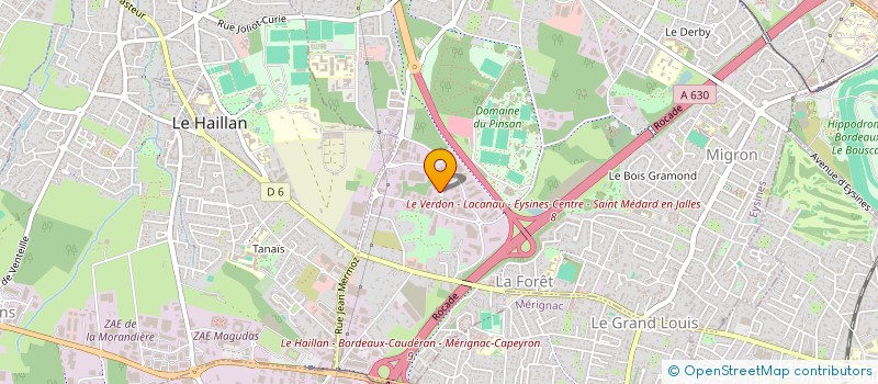localisation de l'entreprise ISILAND à EYSINES