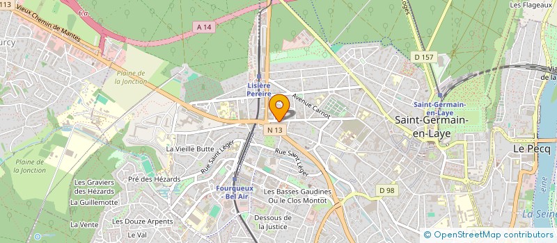 localisation de l'entreprise ISIM  SAINT-GERMAIN-EN-LAYE