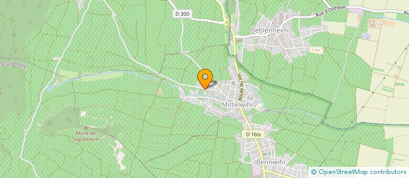 localisation de l'entreprise ISIMMO  MITTELWIHR