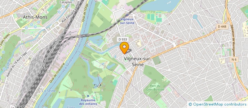 localisation de l'entreprise ISIMMO à VIGNEUX-SUR-SEINE