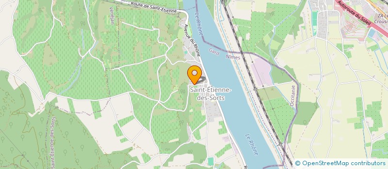 localisation de l'entreprise ISIMMO PROJETS à SAINT-ETIENNE-DES-SORTS