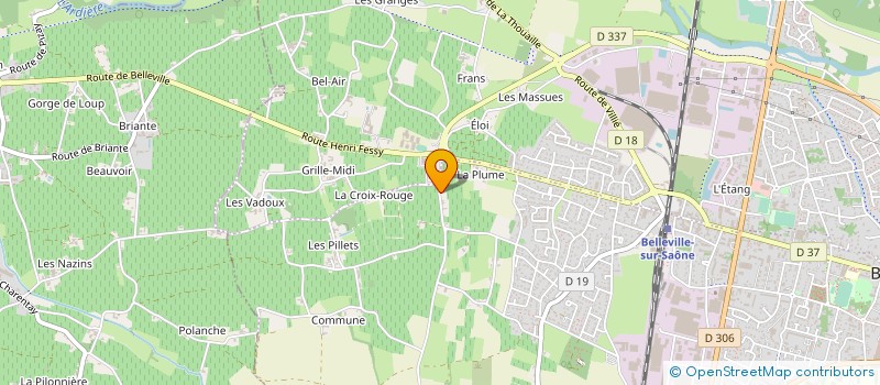 localisation de l'entreprise ISINET INFORMATIQUE  BELLEVILLE-EN-BEAUJOLAIS